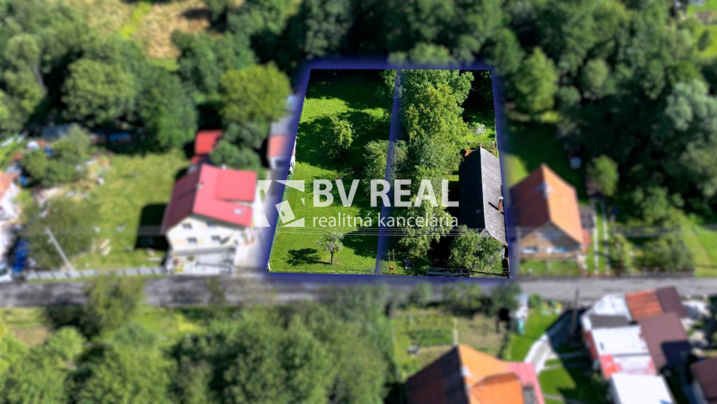 BV REAL predaj pozemok 844m2 Dlžín okres Prievidza BV3024